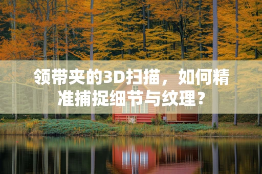 领带夹的3D扫描，如何精准捕捉细节与纹理？