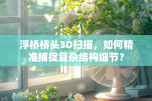 浮桥桥头3D扫描，如何精准捕捉复杂结构细节？