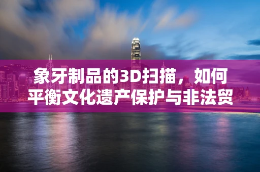 象牙制品的3D扫描，如何平衡文化遗产保护与非法贸易的界限？