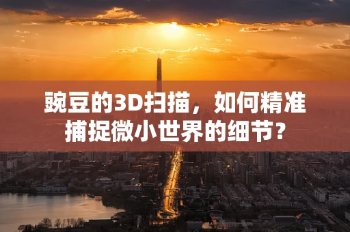 豌豆的3D扫描，如何精准捕捉微小世界的细节？