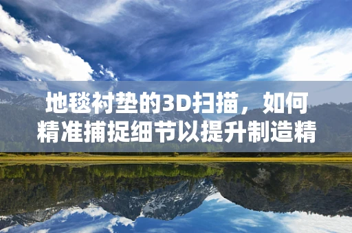 地毯衬垫的3D扫描，如何精准捕捉细节以提升制造精度？