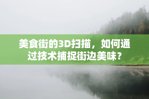 美食街的3D扫描，如何通过技术捕捉街边美味？