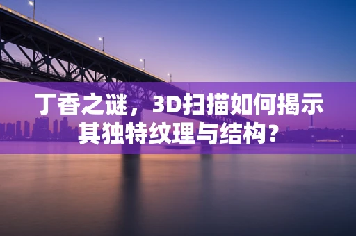 丁香之谜，3D扫描如何揭示其独特纹理与结构？