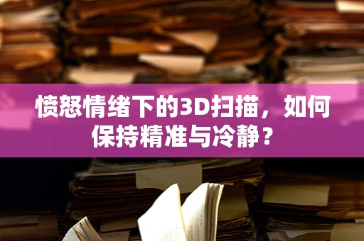 愤怒情绪下的3D扫描，如何保持精准与冷静？