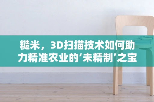 糙米，3D扫描技术如何助力精准农业的‘未精制’之宝？